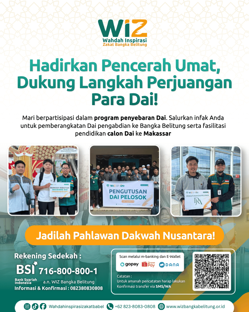 Hadirkan Pencerah Umat, Dukung Perjuangan Dai